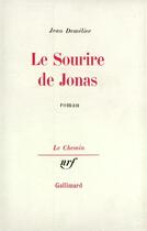 Couverture du livre « Le sourire de jonas » de Jean Demelier aux éditions Gallimard