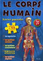 Couverture du livre « Livre puzzle/le corps humain » de  aux éditions Piccolia