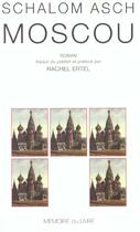Couverture du livre « Moscou » de Schalom Asch aux éditions Memoire Du Livre