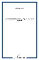 Couverture du livre « Les philosophes français du XIX siècle » de Hippolyte Taine aux éditions Kareline