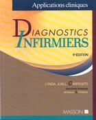 Couverture du livre « Diagnostics infirmiers » de Lynda Juall Carpenito aux éditions Elsevier-masson