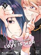 Couverture du livre « Kaguya-sama : love is war Tome 9 » de Aka Akasaka aux éditions Pika