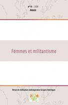 Couverture du livre « AMNIS T.8 ; femmes et militantisme » de Revue Amnis aux éditions Universite De Bretagne Occidentale