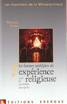 Couverture du livre « Dimensions multiples de l'expérience religieuse » de William James aux éditions Exergue