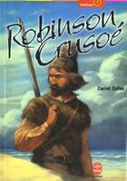 Couverture du livre « Robinson crusoé » de Daniel Defoe aux éditions Le Livre De Poche Jeunesse