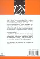 Couverture du livre « Introduction à la pédagogie » de Franc Morandi aux éditions Armand Colin