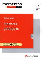 Couverture du livre « Finances publiques : élaboration - exécution - contrôle (édition 2023) » de Stephanie Damarey aux éditions Gualino