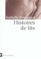 Couverture du livre « Histoires de lits » de Isabelle Rossignol aux éditions Rouergue