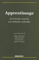 Couverture du livre « Apprentissage » de Ritschard Gilbert aux éditions Hermes Science Publications