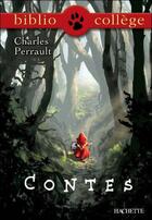 Couverture du livre « Contes » de Charles Perrault aux éditions Hachette Education