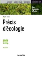 Couverture du livre « Précis d'écologie (8e édition) » de Roger Dajoz aux éditions Dunod