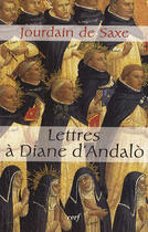 Couverture du livre « Lettres à diane d'andalò » de Jourdain De Sax aux éditions Cerf