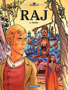 Couverture du livre « Raj Tome 3 ; Ayesha » de Wilbur et Didier Conrad aux éditions Dargaud