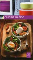 Couverture du livre « Cuisine rapide » de Sylvie Damien-Philippet aux éditions Saep