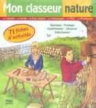 Couverture du livre « Classeur nature (mon) » de Emmanuel Cerisier aux éditions Milan