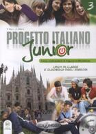 Couverture du livre « Progetto italiano junior 3 libro dello studente & quaderno + cd audio + dvd » de  aux éditions Edilingua