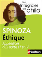 Couverture du livre « Spinoza ; éthique ; appendices aux parties I et IV » de Denis Huisman aux éditions Nathan