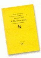 Couverture du livre « L'universalite de l'hermeneutique » de Jean Grondin aux éditions Puf
