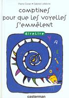 Couverture du livre « Comptines pour les voyelles » de Pierre Coran aux éditions Casterman