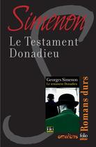 Couverture du livre « Le testament Donadieu » de Georges Simenon aux éditions Omnibus