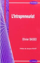 Couverture du livre « L'Intrapreneuriat » de Olivier Basso aux éditions Economica