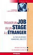 Couverture du livre « Trouver un job ou un stage a l'étranger (6e édition) » de Pascal Bonnemayre aux éditions Studyrama