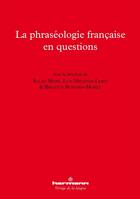 Couverture du livre « La phraseologie francaise en questions » de Meneses-Lerin Luis aux éditions Hermann