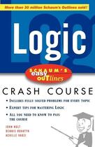 Couverture du livre « Schaum's easy outline logic - based on schaum's outline of theory and problems of logic » de Nolt John aux éditions Mcgraw-hill Education