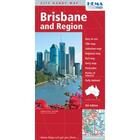 Couverture du livre « Brisbane handy map » de  aux éditions Hema