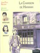 Couverture du livre « La Chanson De Hannah » de Jean-Paul Noziere aux éditions Nathan