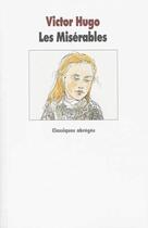 Couverture du livre « Les misérables » de Victor Hugo aux éditions Ecole Des Loisirs