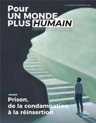 Couverture du livre « Pour un monde plus humain #5 - prison, de la condamnation a la reinsertion » de  aux éditions Le Manuscrit