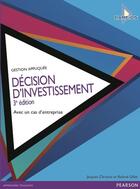 Couverture du livre « Décision d'investissement (3e édition) » de Roland Gillet et Jacques Chrissos aux éditions Dareios