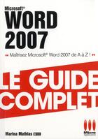 Couverture du livre « Word 2007 (édition 2011) » de Marina Mathias aux éditions Micro Application