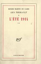 Couverture du livre « Les thibault » de Roger Martin Du Gard aux éditions Gallimard