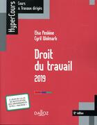 Couverture du livre « Droit du travail (édition 2018) » de Elsa Peskine aux éditions Dalloz