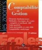 Couverture du livre « Comptabilité de gestion » de Grandguillot Beatric aux éditions Gualino