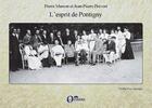 Couverture du livre « L'esprit de Pontigny » de Pierre Masson et Jean-Pierre Prevost aux éditions Orizons