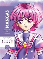 Couverture du livre « Art-thérapie ; coloriages mystères : mangas » de William Bal aux éditions Hachette Heroes