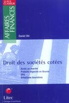 Couverture du livre « Droit des societes cotees » de Daniel Ohl aux éditions Lexisnexis