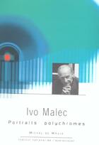 Couverture du livre « Portraits polychromes/ina n5 » de Malec aux éditions Michel De Maule