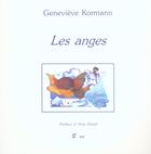 Couverture du livre « Les Anges » de Genevieve Kormann aux éditions Bucdom