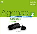 Couverture du livre « Agenda 2 Manuel Numerique Interactif Pour L'Enseignant (Cle Usb) » de Mistichelli-M+Girard aux éditions Hachette Fle