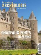 Couverture du livre « Dossiers d'archeologie n 404 - les chateaux forts - mars/avril 2021 » de  aux éditions Faton Revue