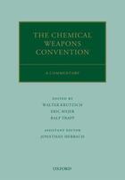 Couverture du livre « The Chemical Weapons Convention: A Commentary » de Walter Krutzsch aux éditions Oup Oxford