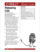 Couverture du livre « Releasing CSS » de Christopher Schmitt aux éditions O'reilly Media