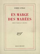 Couverture du livre « En marge des marees » de Joseph Conrad aux éditions Gallimard