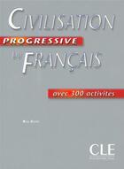 Couverture du livre « Civilisation progressive franc » de Ross Steele aux éditions Cle International