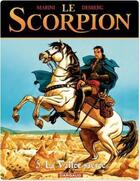 Couverture du livre « Le scorpion Tome 5 : la vallée sacrée » de Stephen Desberg et Enrico Marini aux éditions Dargaud