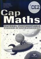 Couverture du livre « Cap Maths : CE2 ; matériel photocopiable (édition 2008) » de Marie-Paule Dussuc et Roland Charnay aux éditions Hatier